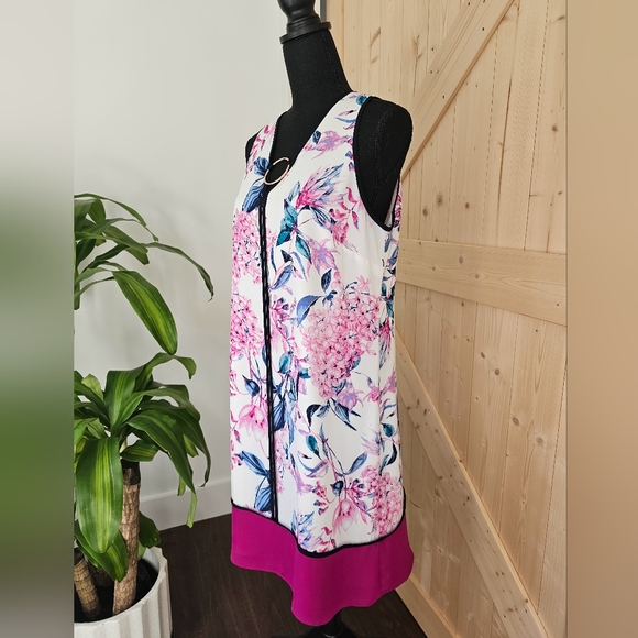 IVANKA TRUMP‎ Size 12 Women's Floral Sleeveless Midi Dress - Picture 9 of 9